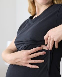 Prenatal T-shirt Premaman Allattamento Nera -Prenatal Shop 085eca0c xz 1288801 3