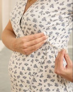 Prenatal Camicia Da Notte Premaman Allattamento Fantasia Floreale -Prenatal Shop 0e507048 xz 1289516 3