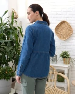 Prenatal Camicia Premaman Allattamento In Denim -Prenatal Shop 14c3765e xz 1329275 2