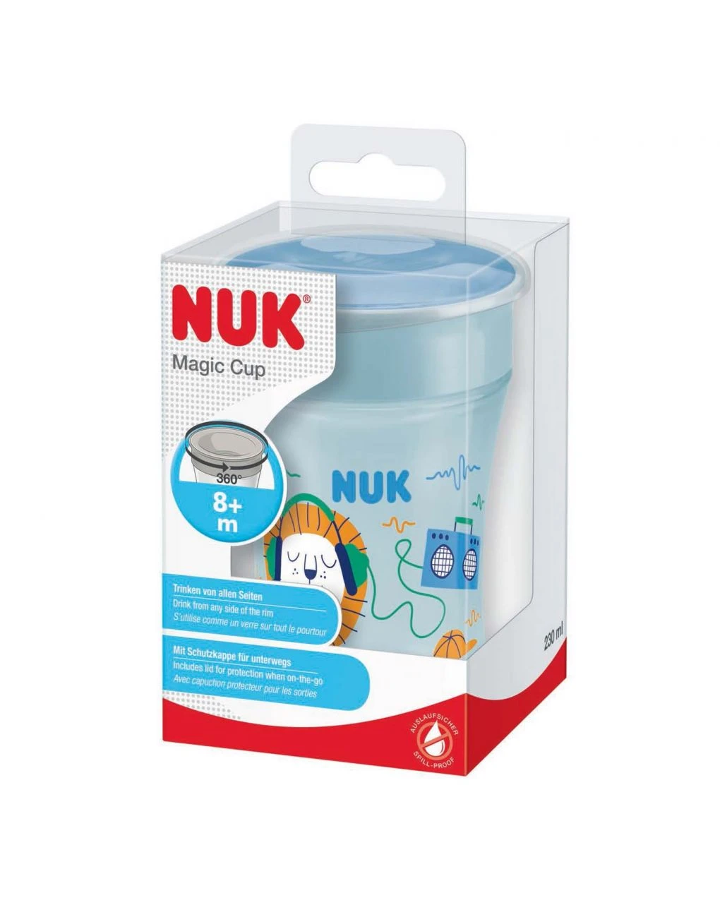 Nuk Tazza Magic Cup 230ml_ Leone 2 Nuk Tazza Magic Cup 230ml_ Leone - immagine 2