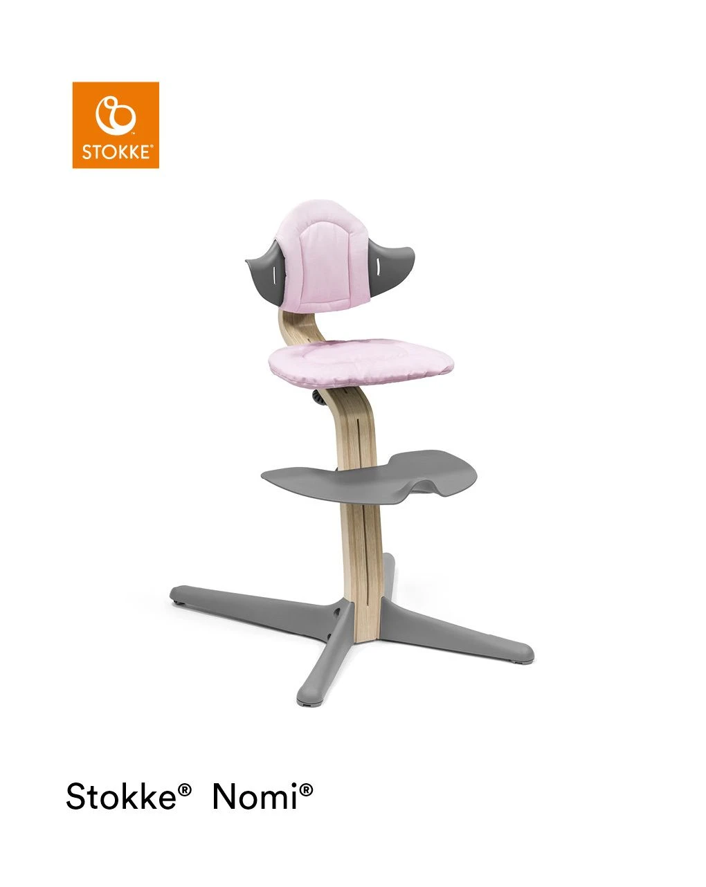 Nomi® Cuscino Grey Pink - Stokke® 5 Nomi® Cuscino Grey Pink - Stokke® - immagine 5