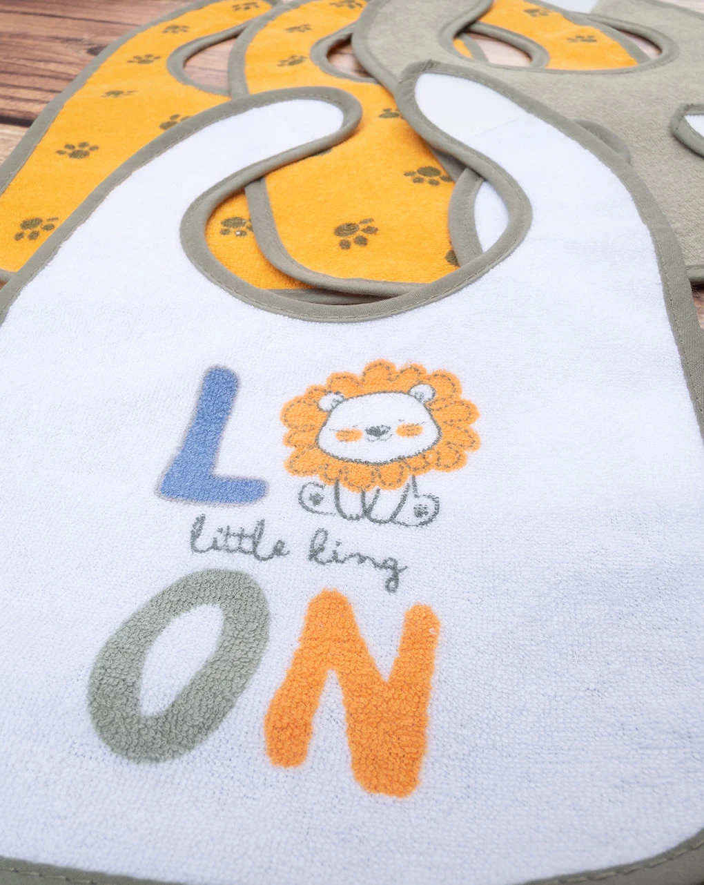 Pack 5 Bavaglini Spugna Bimbo 4 Pack 5 Bavaglini Spugna Bimbo - immagine 4