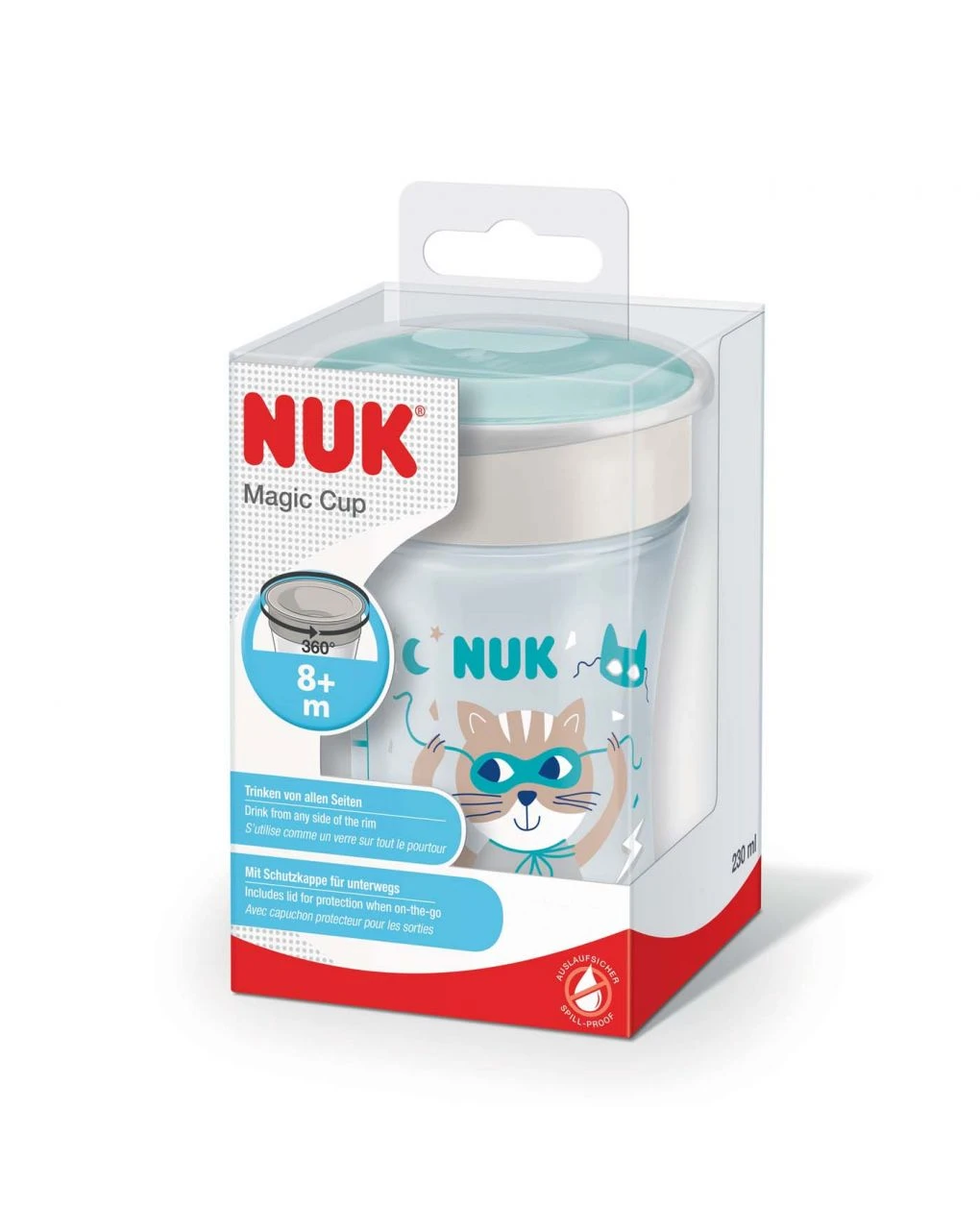 Nuk Tazza Magic Cup 230ml_ Gatto 2 Nuk Tazza Magic Cup 230ml_ Gatto - immagine 2