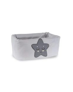 Cestino Portacose Rivestito Stella Grigio - Picci
