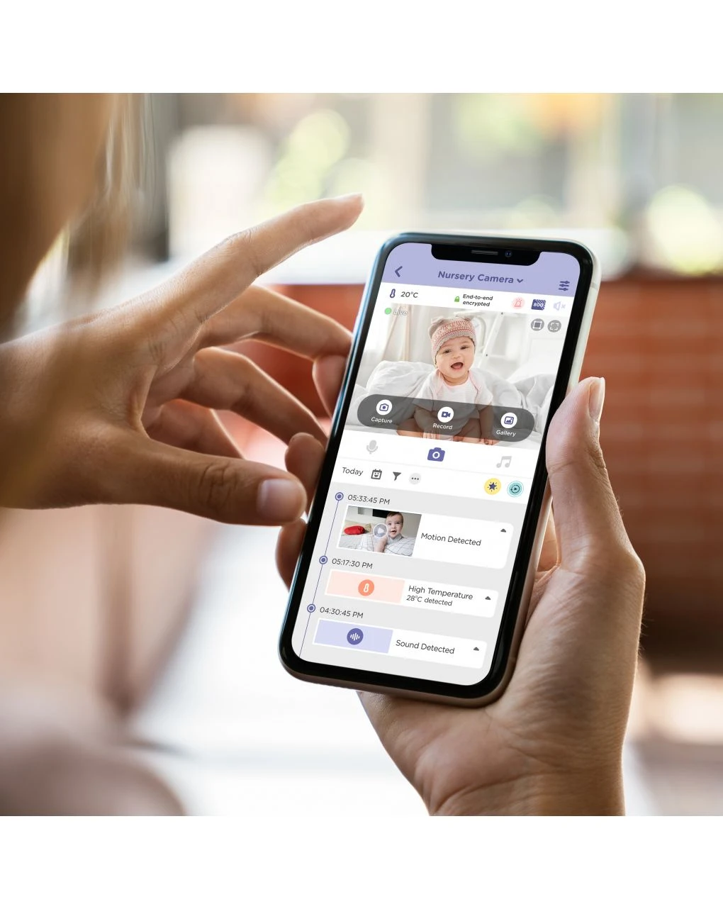 Video Monitor Hubble Nursery Pal Essential 2.8" - Hubble Connected 11 Video Monitor Hubble Nursery Pal Essential 2.8" - Hubble Connected - immagine 11
