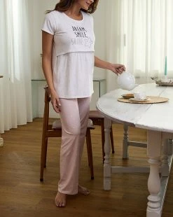 Prenatal Pigiama Allattamento Premaman Dream Smile Shine