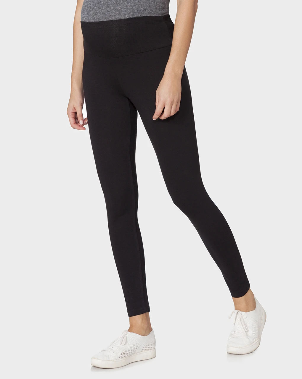 Prenatal Leggings Nero Con Fascia 2 Prenatal Leggings Nero Con Fascia - immagine 2