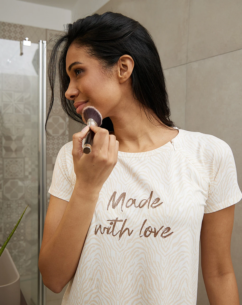 Prenatal Camicia Da Notte Allattamento Premaman Fantasia Animalier 2 Prenatal Camicia Da Notte Allattamento Premaman Fantasia Animalier - immagine 2