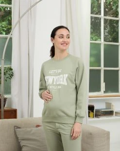 Prenatal Felpa Premaman Allattamento Verde Con Stampa -Prenatal Shop 33fb2362 xz 1329266 1