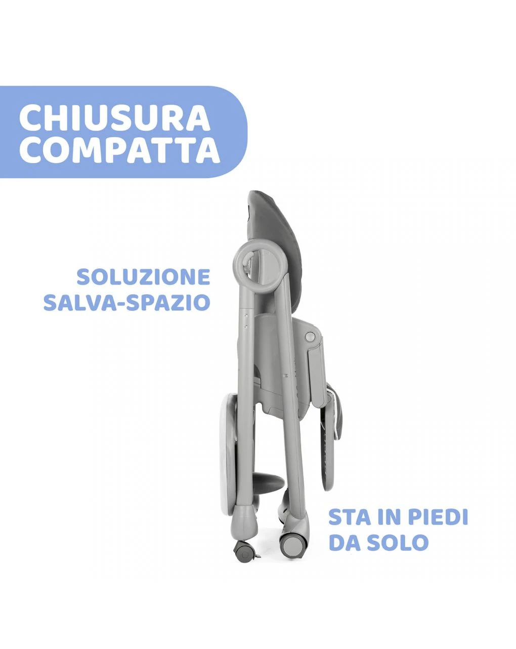 Seggiolone Chicco Polly Magic Graphite 5 Seggiolone Chicco Polly Magic Graphite - immagine 5