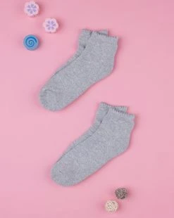 Prenatal Pack 2 Paia Di Calzine Corte Grigio Mélange