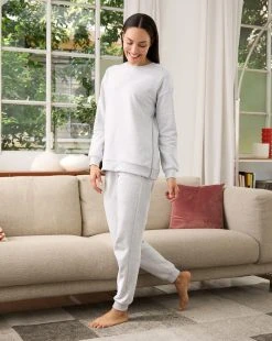 Prenatal Felpa Premaman Allattamento Grigia