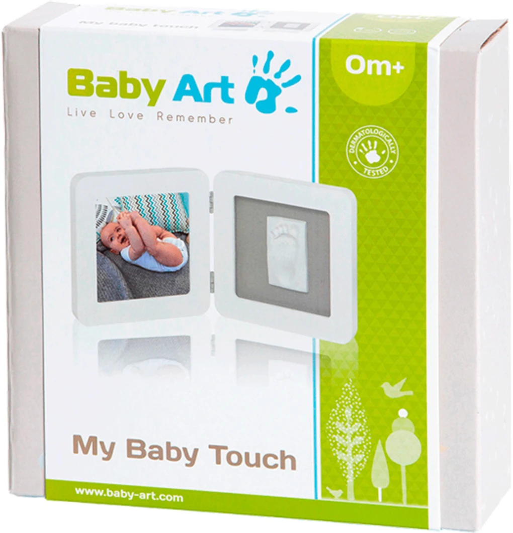 Baby Art Portafoto My Baby Touch Simple - Bianco 2 Baby Art Portafoto My Baby Touch Simple - Bianco - immagine 2