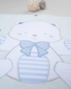 Coperta Neonato Pelliccetta Azzurra Con Orsetto -Prenatal Shop 435a26f1 xz 1338385 3