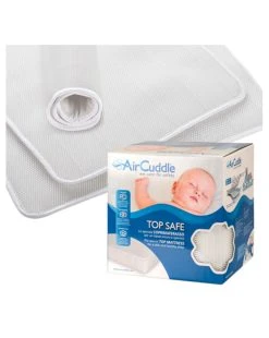Top Safe Coprimaterasso 3 Strati Traspirante Per Lettino 60 Cm X 125 Cm