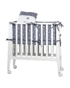 Rivestimento Tessile Culla Stella Converse Grigio