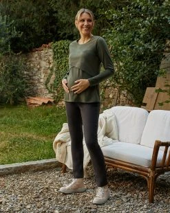 Prenatal Pantalone Premaman Con Fascia Alta In Vita