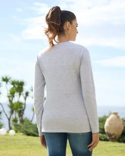 Prenatal T-shirt Premaman Allattamento Grigia 5 Prenatal T-shirt Premaman Allattamento Grigia -Prenatal Shop 516681b6 xz 711250 1