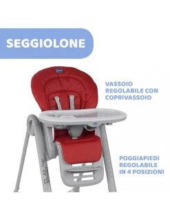 Seggiolone Chicco Polly Magic Red Passion 7 Seggiolone Chicco Polly Magic Red Passion -Prenatal Shop 5478dc07 xz 000000000000672560 02