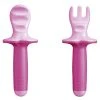 Mam Dipper Set, Set Posate Con Forchetta E Cucchiaio, 6+ Mesi, Rosa