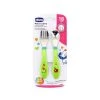 Posatine Acciaio Inox Verde Chicco 2 Pezzi