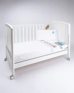 Completo Universale Lettino 3 Pz Unisex "trenini"