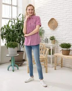 Prenatal Camicia Premaman Allattamento Fantasia Rombi