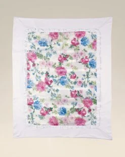 Copertina Culla Neonato Con Fantasia Floreale