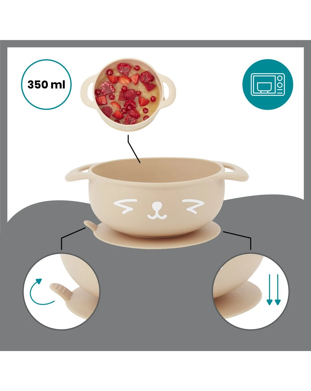 Babymoov Set Pappa 6-12 Mesi 3 Pezzi First'isy Volpe Beige 15 Babymoov Set Pappa 6-12 Mesi 3 Pezzi First'isy Volpe Beige - immagine 15