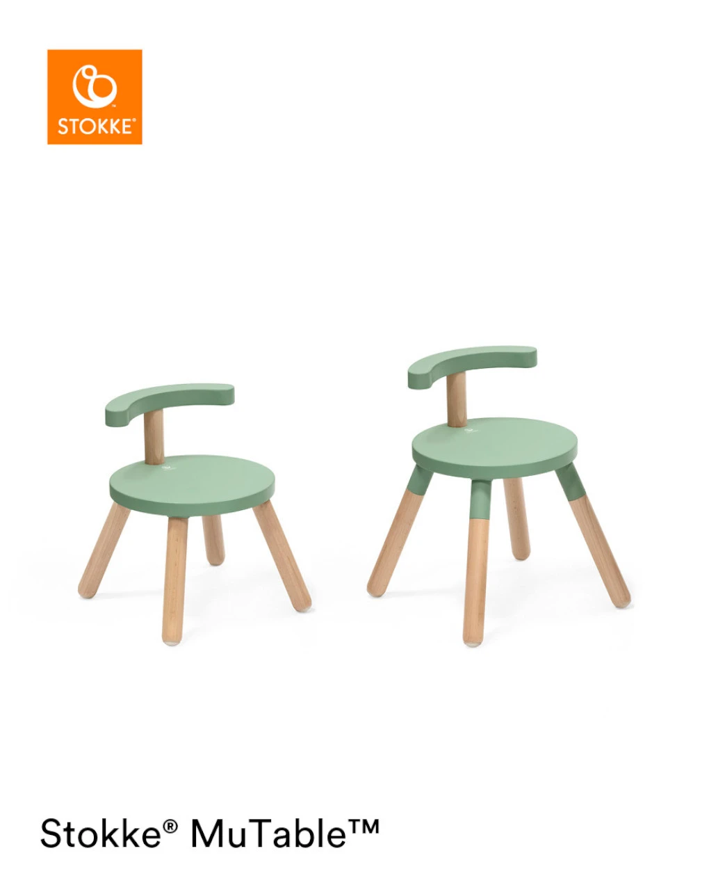 Sedia Stokke® Mutable™ V2 Clover Green 2 Sedia Stokke® Mutable™ V2 Clover Green - immagine 2