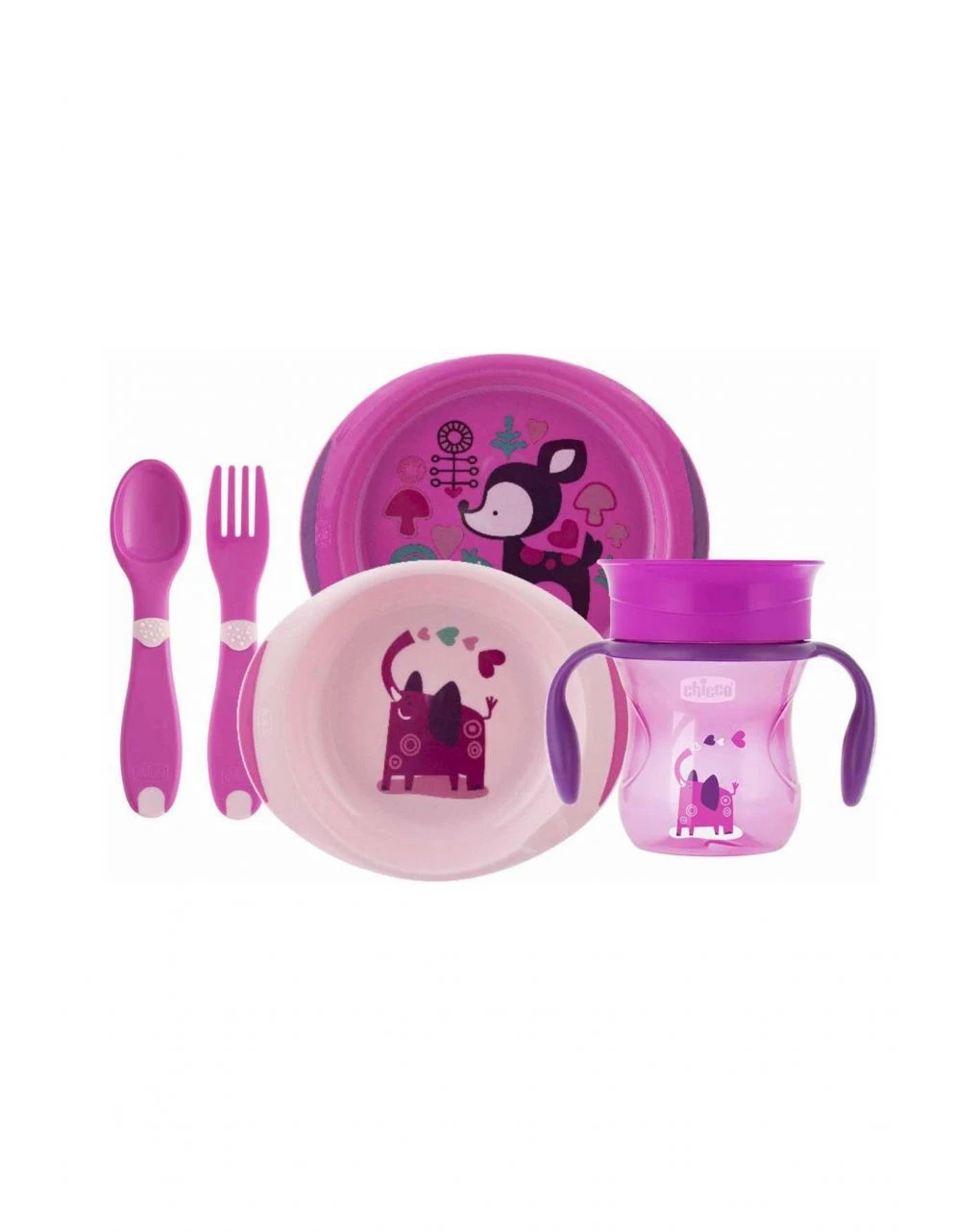 Set Pappa 6m+ Rosa 2 Set Pappa 6m+ Rosa - immagine 2