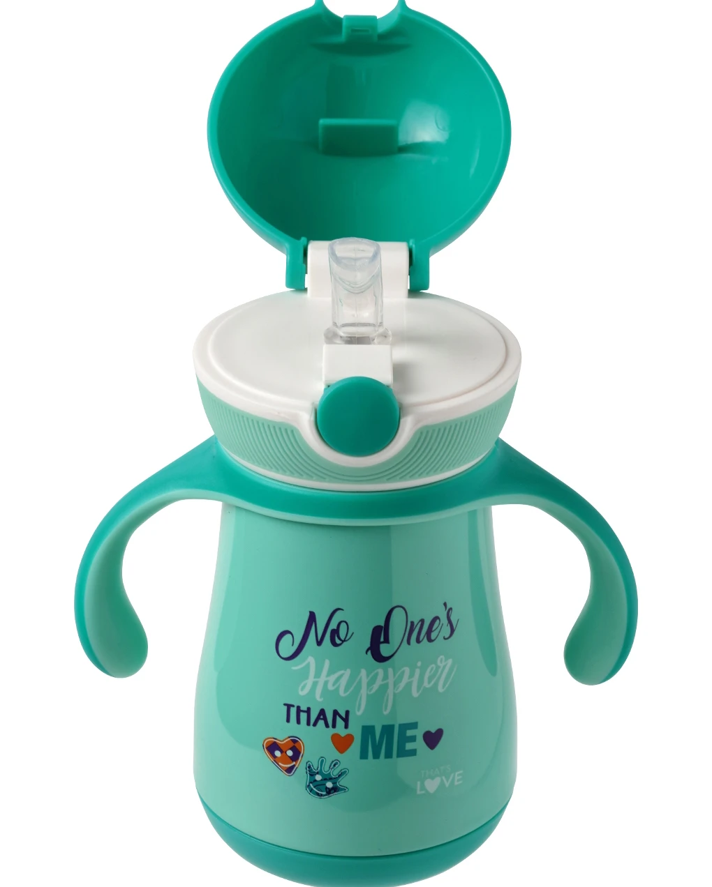 Tazza Termica Con Cannuccia 12m+ - That's Love 2 Tazza Termica Con Cannuccia 12m+ - That's Love - immagine 2