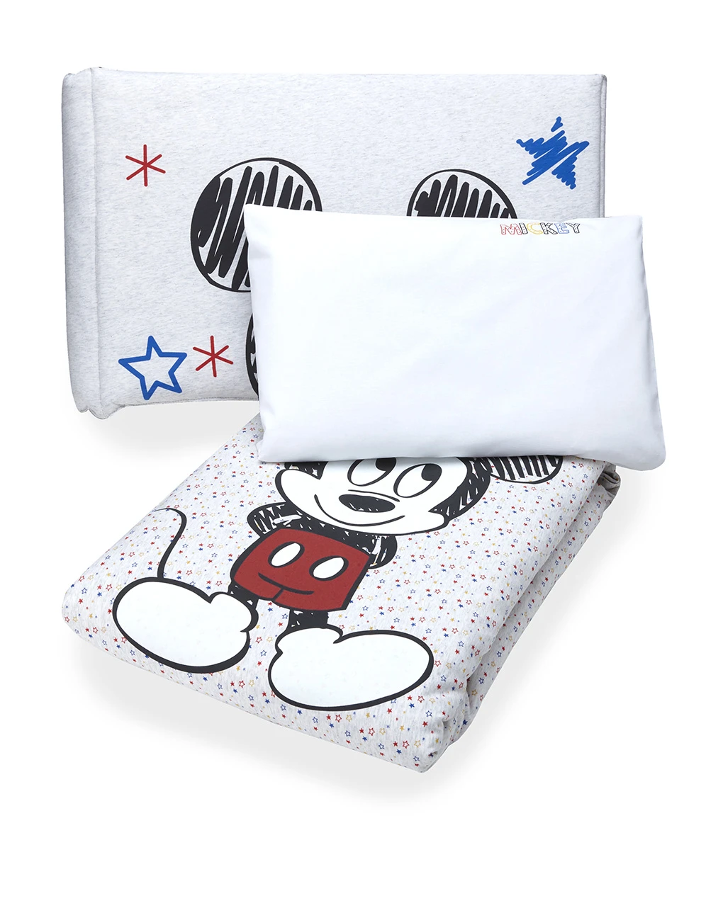 Set Letto 4 Pezzi In Cotone Stampa Mickey Mouse 2 Set Letto 4 Pezzi In Cotone Stampa Mickey Mouse - immagine 2
