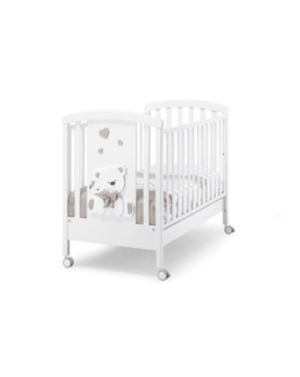 Letto Tato Bianco/tortora 1 Letto Tato Bianco/tortora