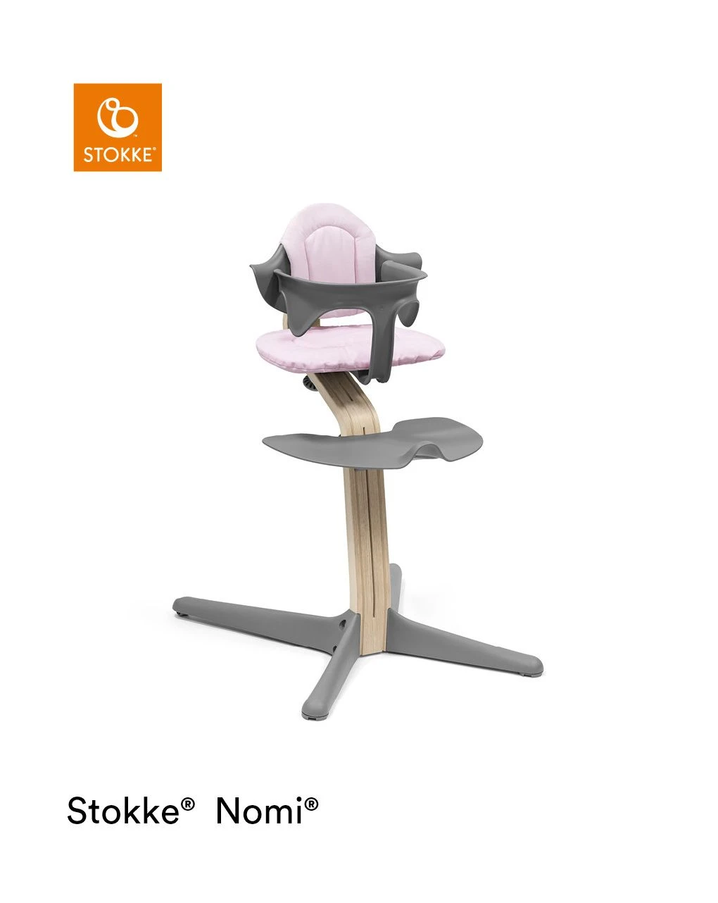 Nomi® Cuscino Grey Pink - Stokke® 4 Nomi® Cuscino Grey Pink - Stokke® - immagine 4