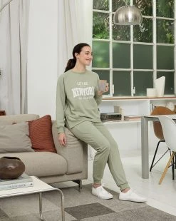 Prenatal Jogger Premaman In Felpa Verde