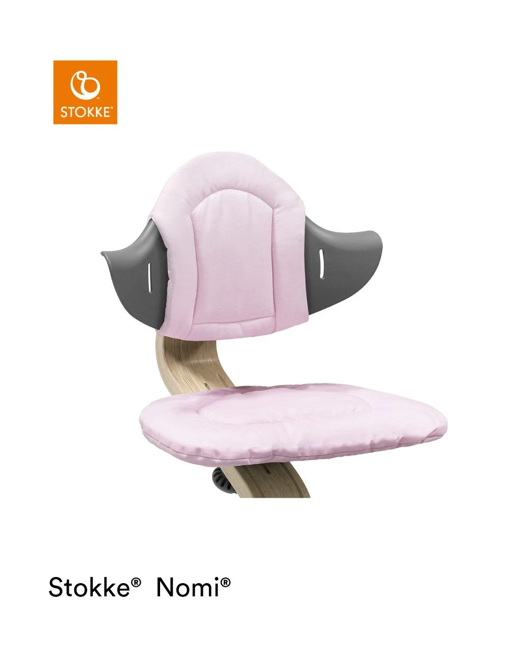 Nomi® Cuscino Grey Pink - Stokke® 1 Nomi® Cuscino Grey Pink - Stokke®