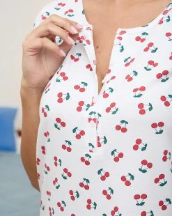 Prenatal Camicia Da Notte Premaman Allattamento Fantasia Ciliegie -Prenatal Shop 8b42bb9f xz 1295596 3