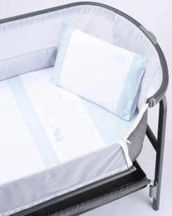 Completo Universale Culla 3 Pezzi Azzurro