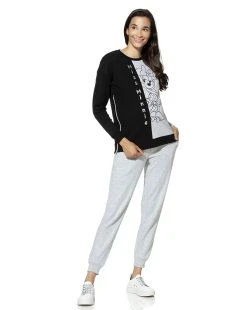 Prenatal Pantalone Premaman In Felpa Grigi