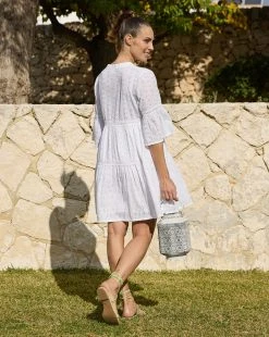 Prenatal Abito Premaman Allattamento Bianco In Broderie Anglaise -Prenatal Shop 9220bb3d xz 1289560 2