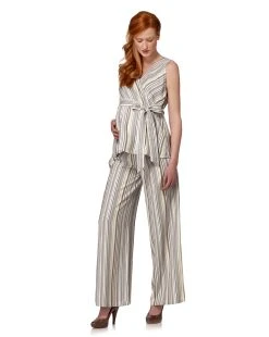 Prenatal Camicia Smanicata A Righe