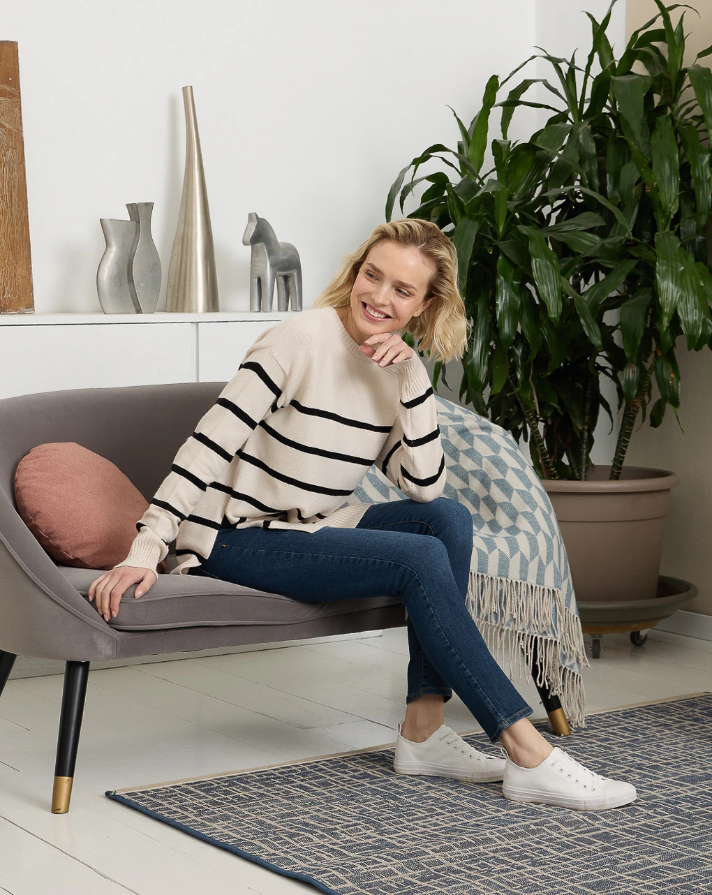 Prenatal Maglioncino Premaman Con Fantasia Righe 1 Prenatal Maglioncino Premaman Con Fantasia Righe