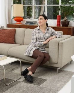 Prenatal Pantalone Premaman Stretch Marrone