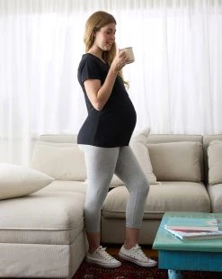 Prenatal Leggings Premaman Con Fascia Alta In Vita