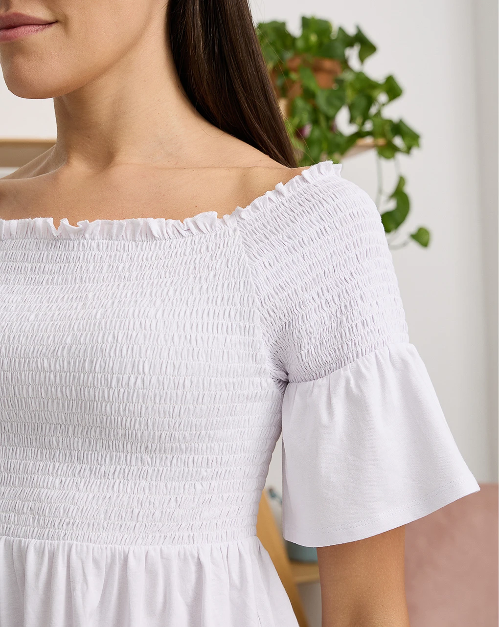 Prenatal T-shirt Allattamento Premaman Con Punto Smock 5 Prenatal T-shirt Allattamento Premaman Con Punto Smock - immagine 5