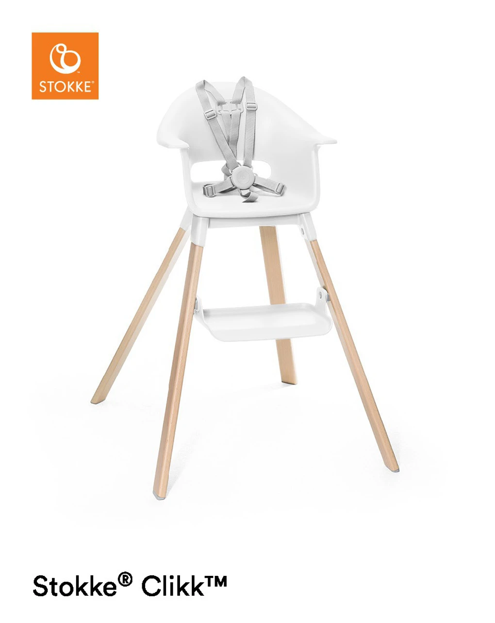 Seggiolone Stokke® Clikk™ - White 1 Seggiolone Stokke® Clikk™ - White