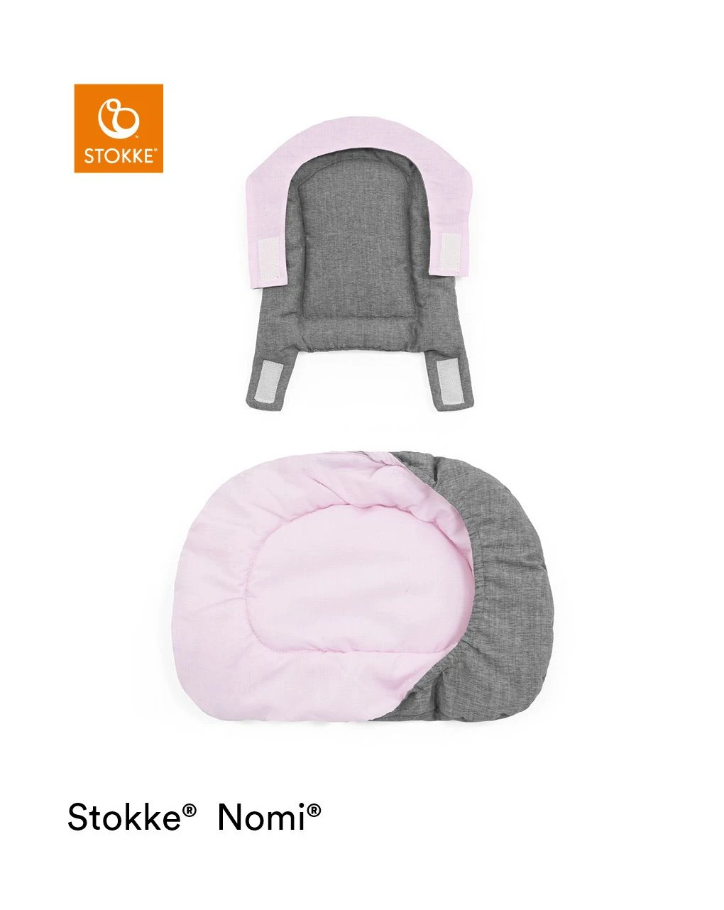 Nomi® Cuscino Grey Pink - Stokke® 3 Nomi® Cuscino Grey Pink - Stokke® - immagine 3