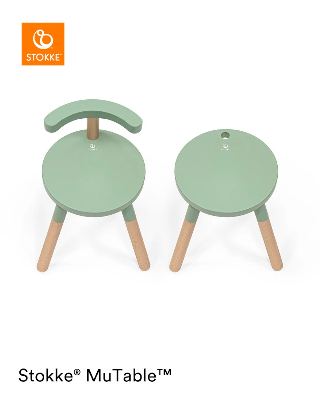 Sedia Stokke® Mutable™ V2 Clover Green 4 Sedia Stokke® Mutable™ V2 Clover Green - immagine 4