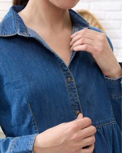 Prenatal Camicia Premaman Allattamento In Denim -Prenatal Shop ac2c3419 xz 1329275 3